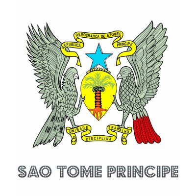 Sao Tomean Emblem Tee Shirt by FlagStore