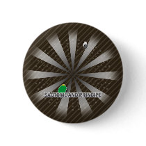 Saotome And Principe Flag Map 2.0 Pinback Buttons
