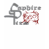 Saphire Pit Bulls t-shirts by Outspoken Saphire Pit Bulls t-shirts