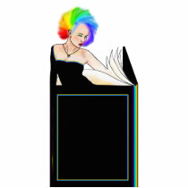 Sapphic Punk Rainbow Photo Cut Outs