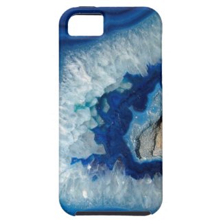 Sapphire Blue Agate Geode iPhone 5 case