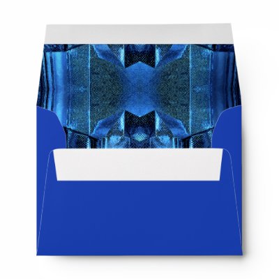 Sapphire Blue Invitation Envelope A6 by pixibition