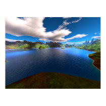 Sapphire Blue Lagoon posters