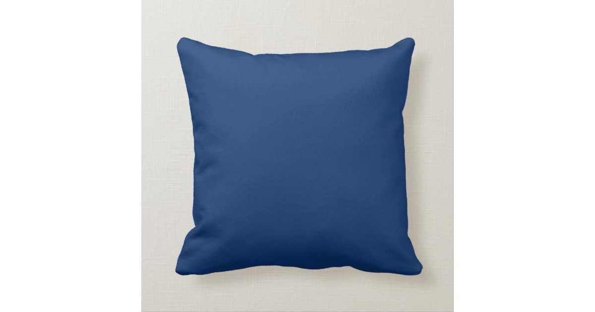 Sapphire Blue Throw Pillow Zazzle