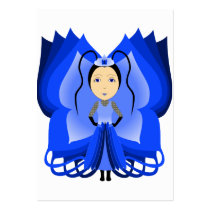 Sapphire Butterfly Princess Business Card