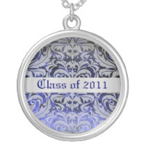 Sapphire Damask Class of Graduation Necklace