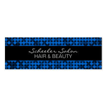 Sapphire Glam - Custom Skinny Business Card