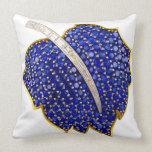 Sapphire Leaf Vintage Costume Jewelry SOFA BLING pillows