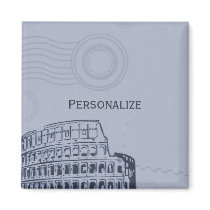 Sapphire Roman Magnet