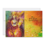 SAPPHO ,DANCE ,MUSIC AND POETRY, Gold Sparkles Personalized Announcement