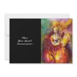 SAPPHO,DANCE MUSIC AND POETRY ,Gold Sparkles Custom Invitation