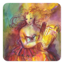 SAPPHO ,DANCE, MUSIC AND POETRY STICKER