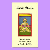 Sapta Chakra - poster / print by Horseshoes3 Sapta Chakra - poster / print