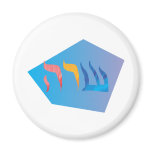 Sara Hebrew freeform Design Refrigerator Magnets Sara Hebrew freeform Design Refrigerator Magnets