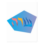 Sara Hebrew freeform Design postcards