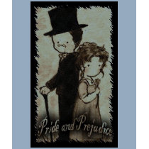 Sara Stiger--- Baby doll Large brown "Mrs. Bennet" t-shirts