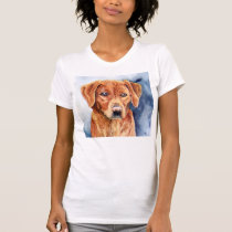 Sara The Golden Retriever T-Shirt by artbyjolyn Sara The Golden Retriever T-Shirt