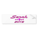 Sarah 2012 bumper stickers