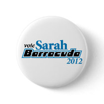 Sarah Barracuda 2012 Pinback Buttons