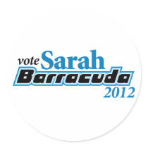 Sarah Barracuda 2012 Round Stickers