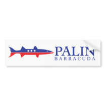 Sarah Barracuda Palin Bumper Sticker