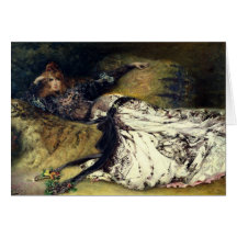 Sarah Bernhardt  1871 Greeting Card