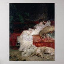 Sarah Bernhardt  1876 Print