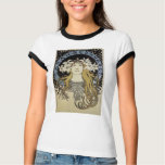 Sarah Bernhardt by Alphonse Mucha t-shirts