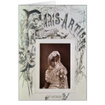 Sarah Bernhardt  in the role of Marion Delorme Greeting Card