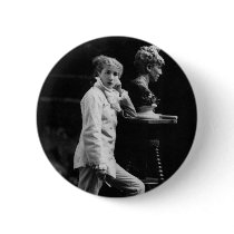 Sarah Bernhardt Vintage Photo - 1876 Pinback Button