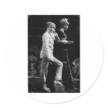 Sarah Bernhardt Vintage Photo - 1876 Round Stickers