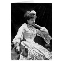 Sarah Bernhardt Vintage Photo - 1877 Greeting Card