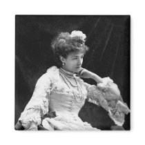 Sarah Bernhardt Vintage Photo - 1877 Fridge Magnet