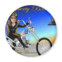 Sarah is Liberty Belle Refrigerator Magnets