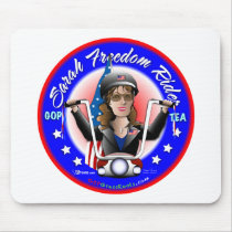 Sarah Liberty Rider Mousepads