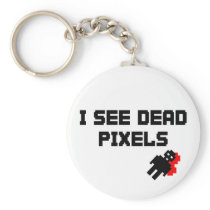 Sarah Marshall Dead Pixels Key Chains