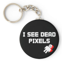 Sarah Marshall Dead Pixels Keychain