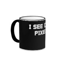 Sarah Marshall Dead Pixels mugs