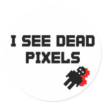 Sarah Marshall Dead Pixels stickers
