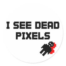 Sarah Marshall Dead Pixels Sticker