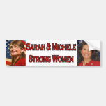 Sarah & Michele Strong Women Bumper Stickers