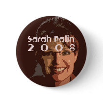 Sarah Palin 2008 Button