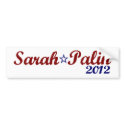 Sarah Palin 2012 bumper stickers by worldsfair Sarah Palin 2012 bumper stickers