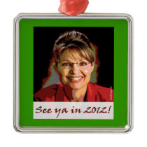 Sarah Palin 2012 Christmas Ornament ornaments