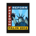 Sarah Palin 2012 Liberty Postcards