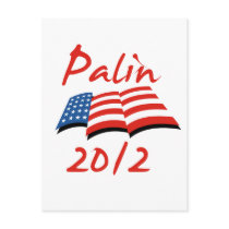 SARAH PALIN 2012 POSTCARD
