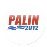 Sarah Palin 2012 Round Sticker