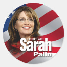 Sarah Palin 2012 Sticker