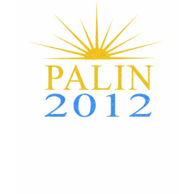 Sarah Palin 2012 Trendy Sunset Womens Shirt