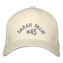 Sarah Palin #45 Embroidered Hat